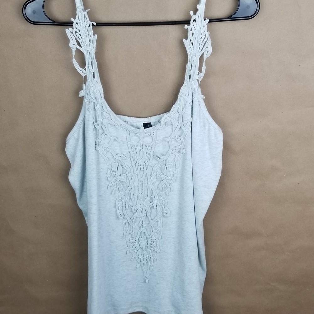 NWT Zanzea Heather Gray Tank Top